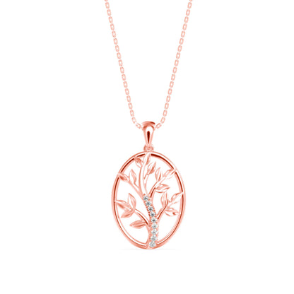 Plonk Diamond Pendant Rose Gold