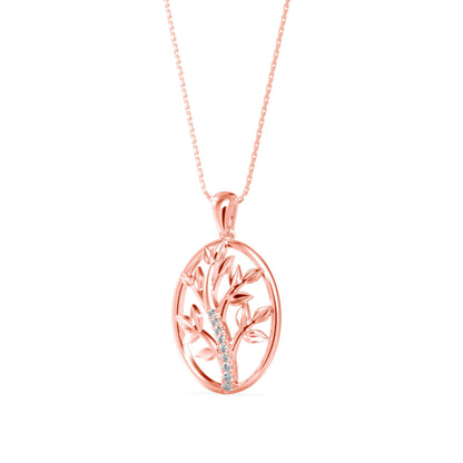 Plonk Diamond Pendant Rose Gold