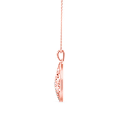 Plonk Diamond Pendant Rose Gold