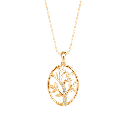 Plonk Diamond Pendant Yellow Gold