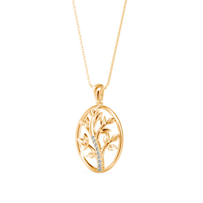 Plonk Diamond Pendant Yellow Gold