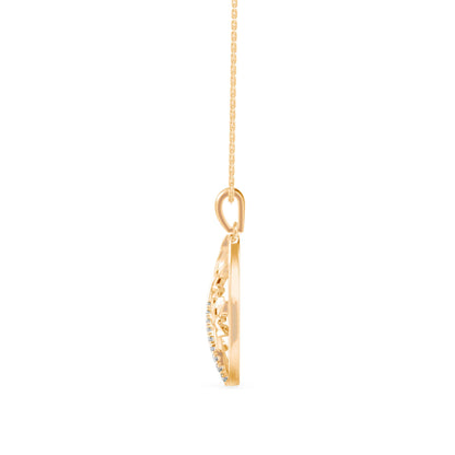 Plonk Diamond Pendant Yellow Gold