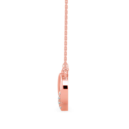 Celestial Sparkle Pendant Rose Gold