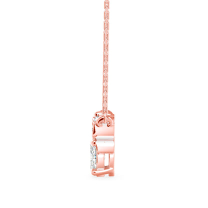 HoneyBee Diamond Pendant Rose Gold