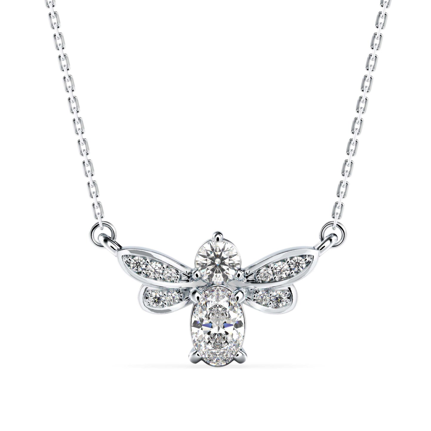 HoneyBee Diamond Pendant Platinum