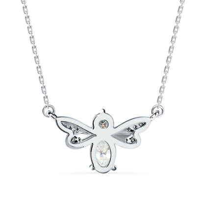 HoneyBee Diamond Pendant Platinum