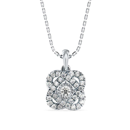 Techie Diamond Pendant Platinum