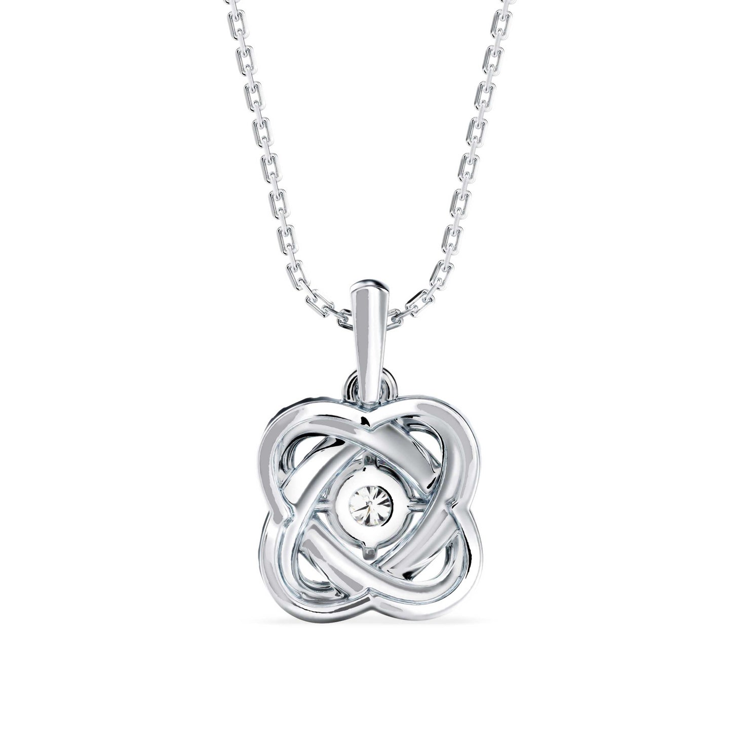 Techie Diamond Pendant Platinum