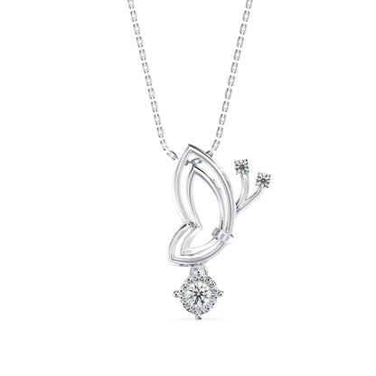 Orderly Charm Diamond Pendant Platinum