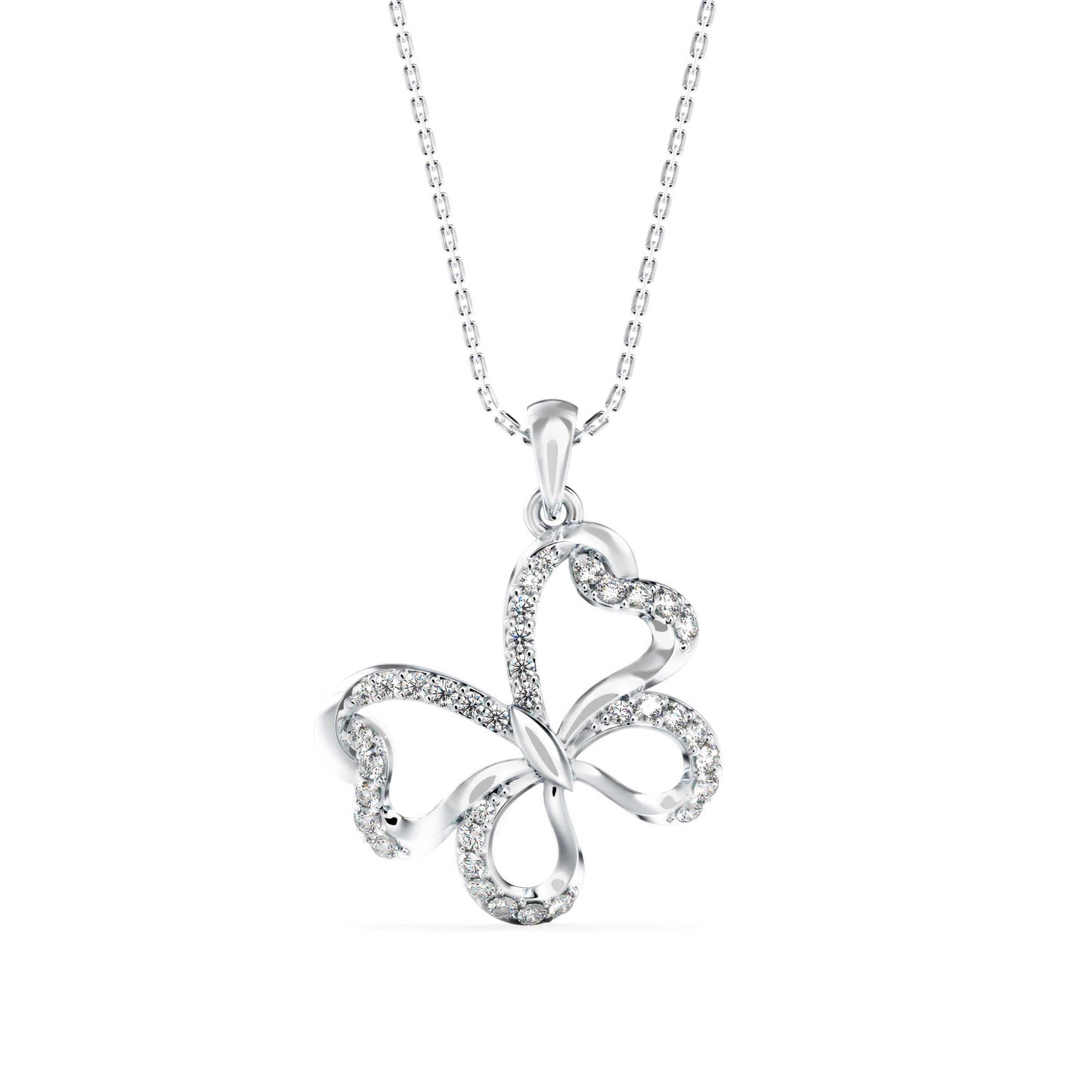 Mantis Diamond Light Pendant White Gold