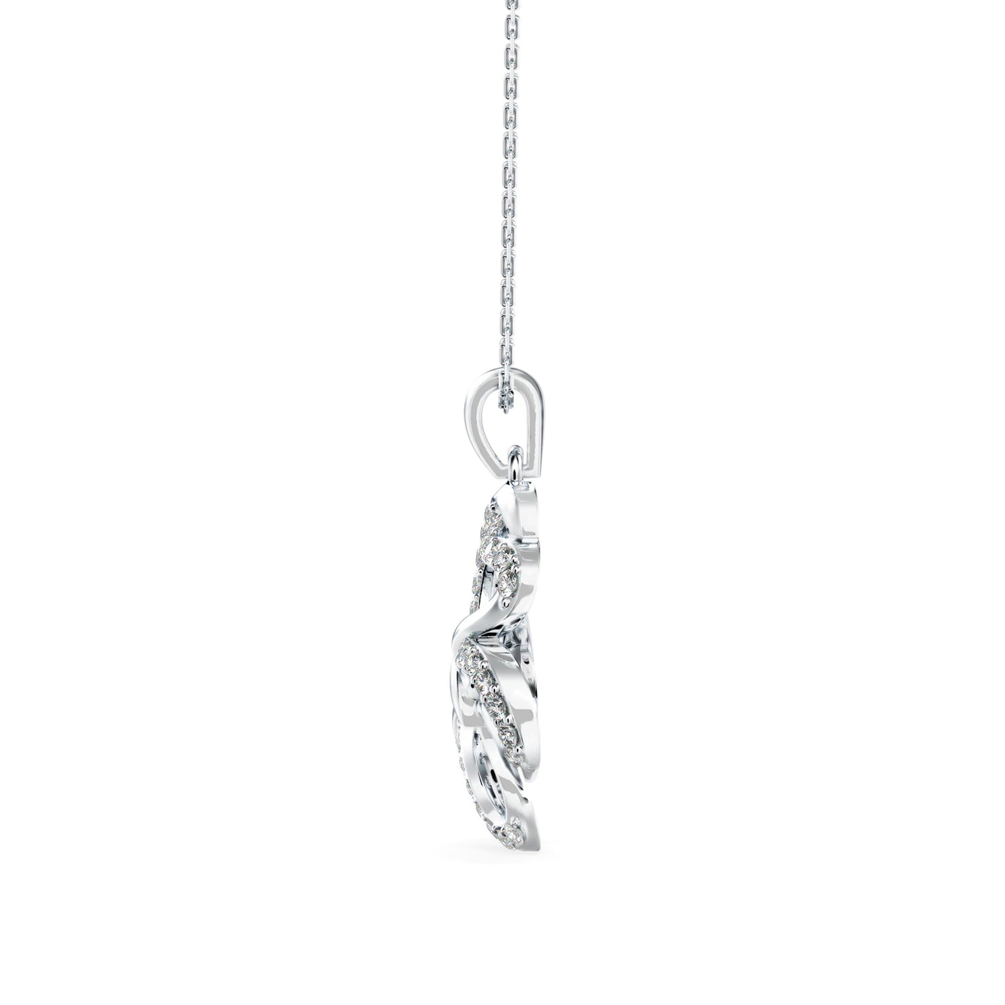 Mantis Diamond Light Pendant Platinum