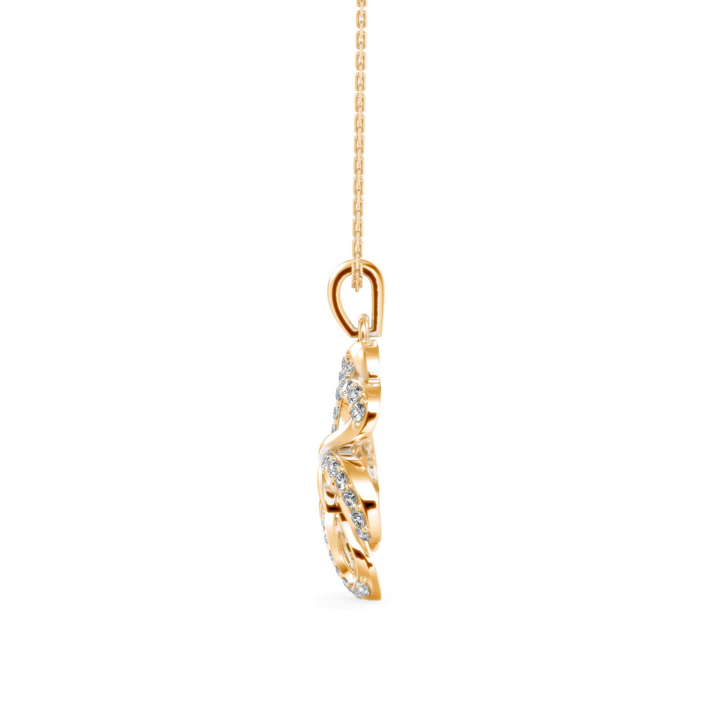 Mantis Diamond Light Pendant Yellow Gold