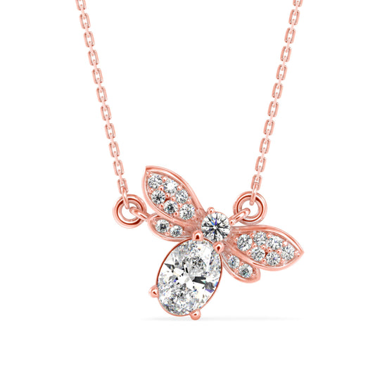 Dazzling Elegance Pendant Rose Gold