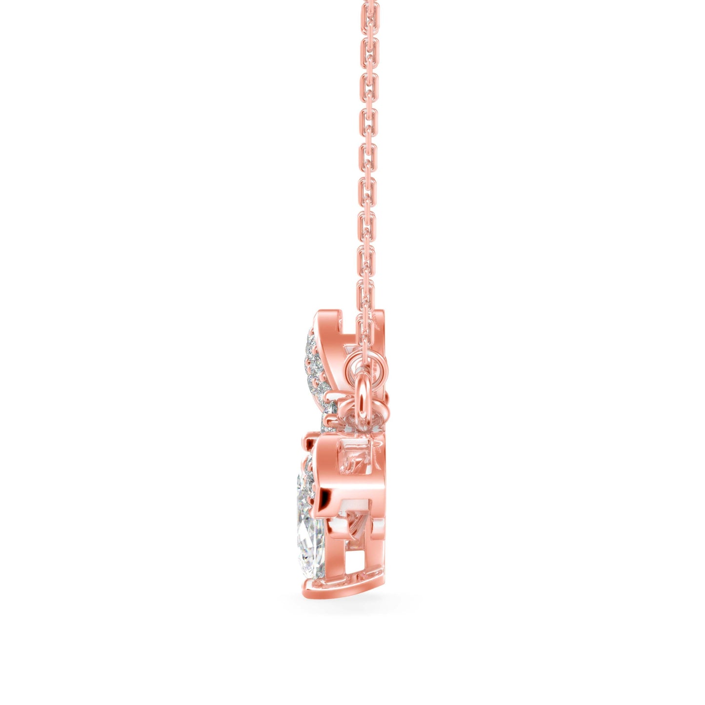 Dazzling Elegance Pendant Rose Gold