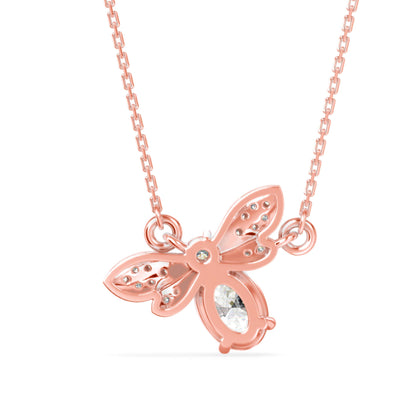 Dazzling Elegance Pendant Rose Gold