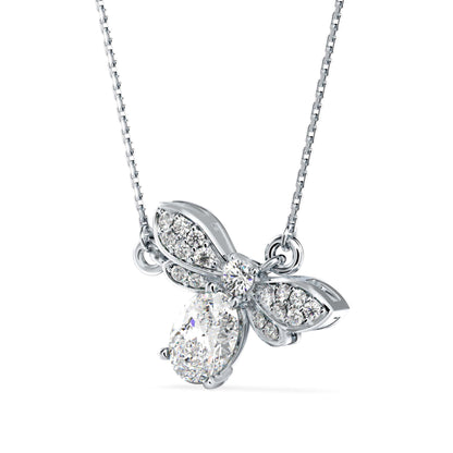 Dazzling Elegance Pendant White Gold