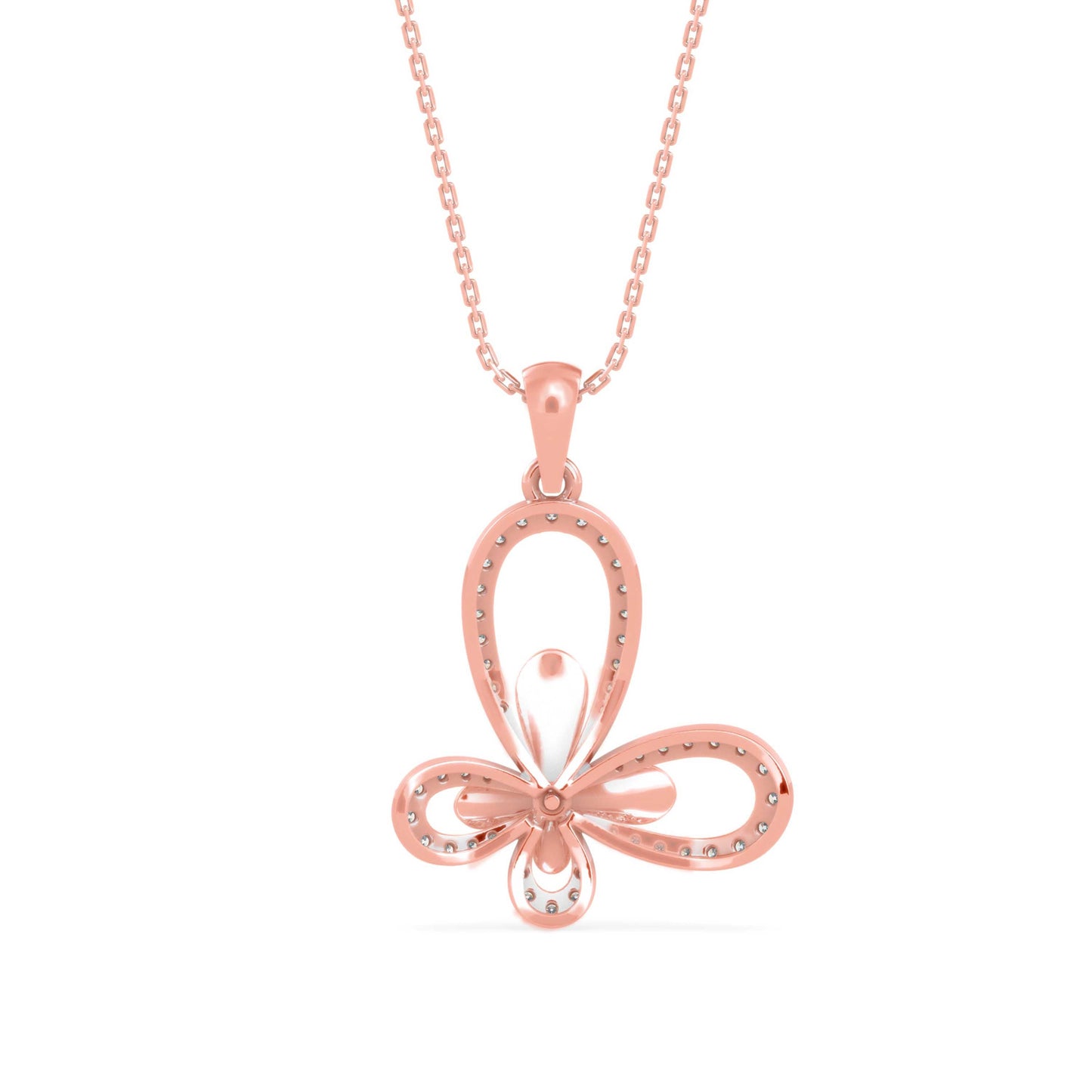 Laufey Diamond Pendant Rose Gold