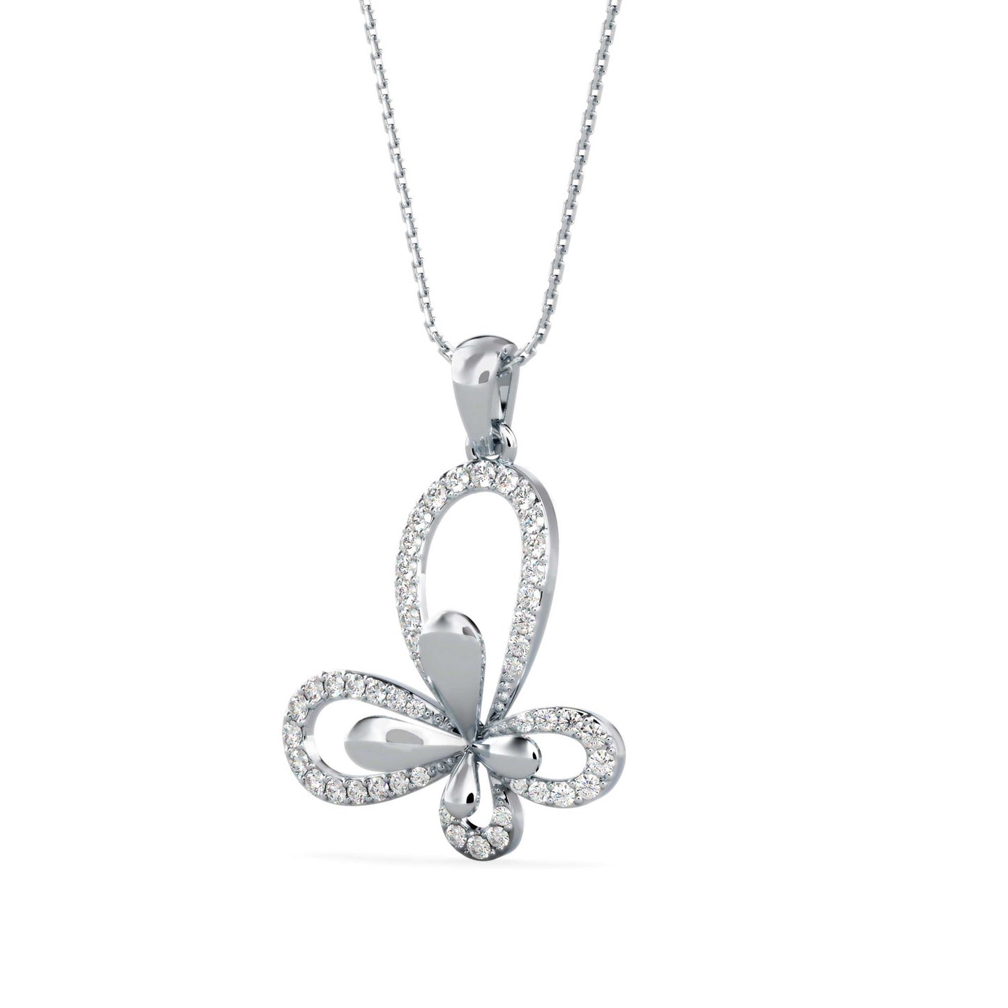 Laufey Diamond Pendant Platinum