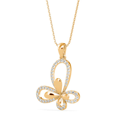 Laufey Diamond Pendant Yellow Gold