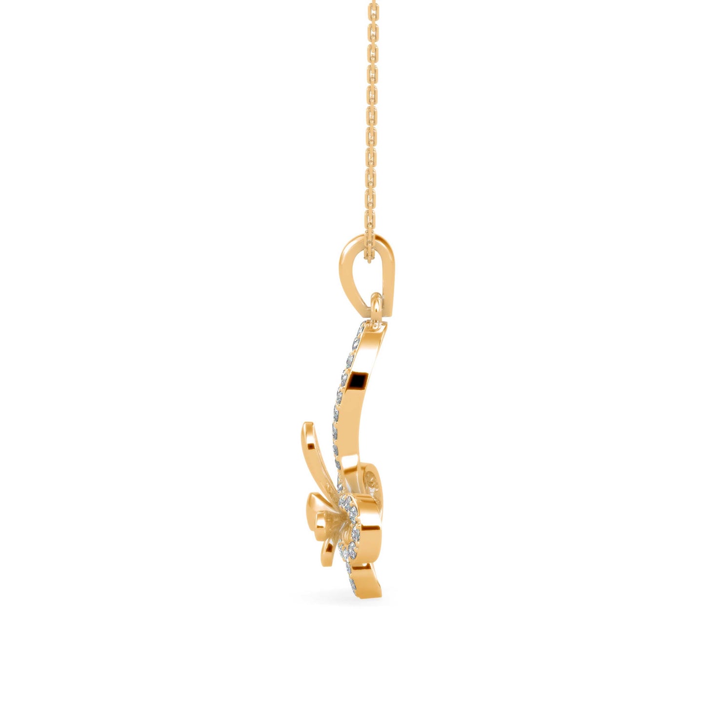 Laufey Diamond Pendant Yellow Gold