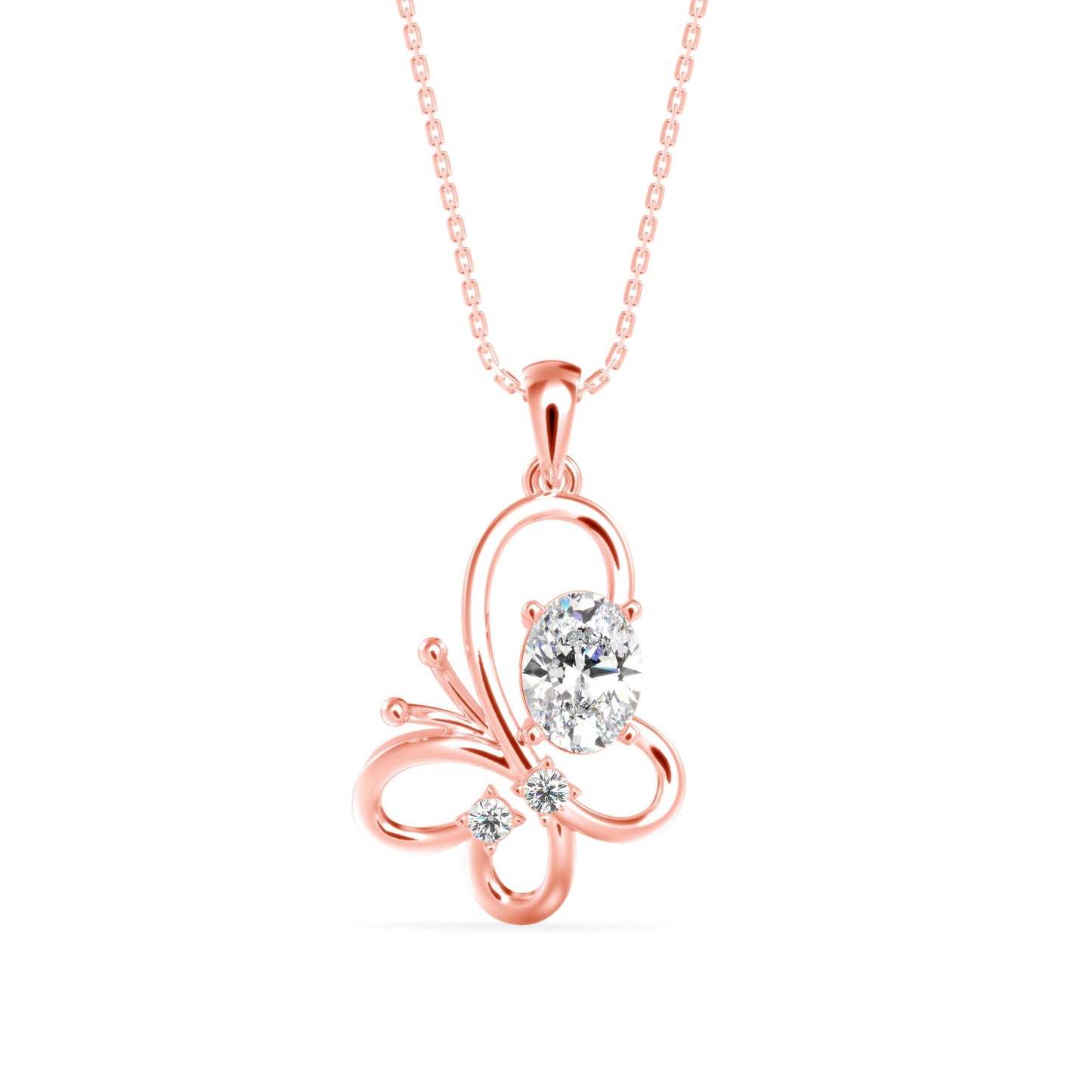 Flirty Diamond Pendant Rose Gold