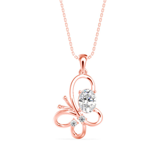 Flirty Diamond Pendant Rose Gold