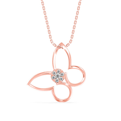 Light Mash Diamond Pendant Rose Gold