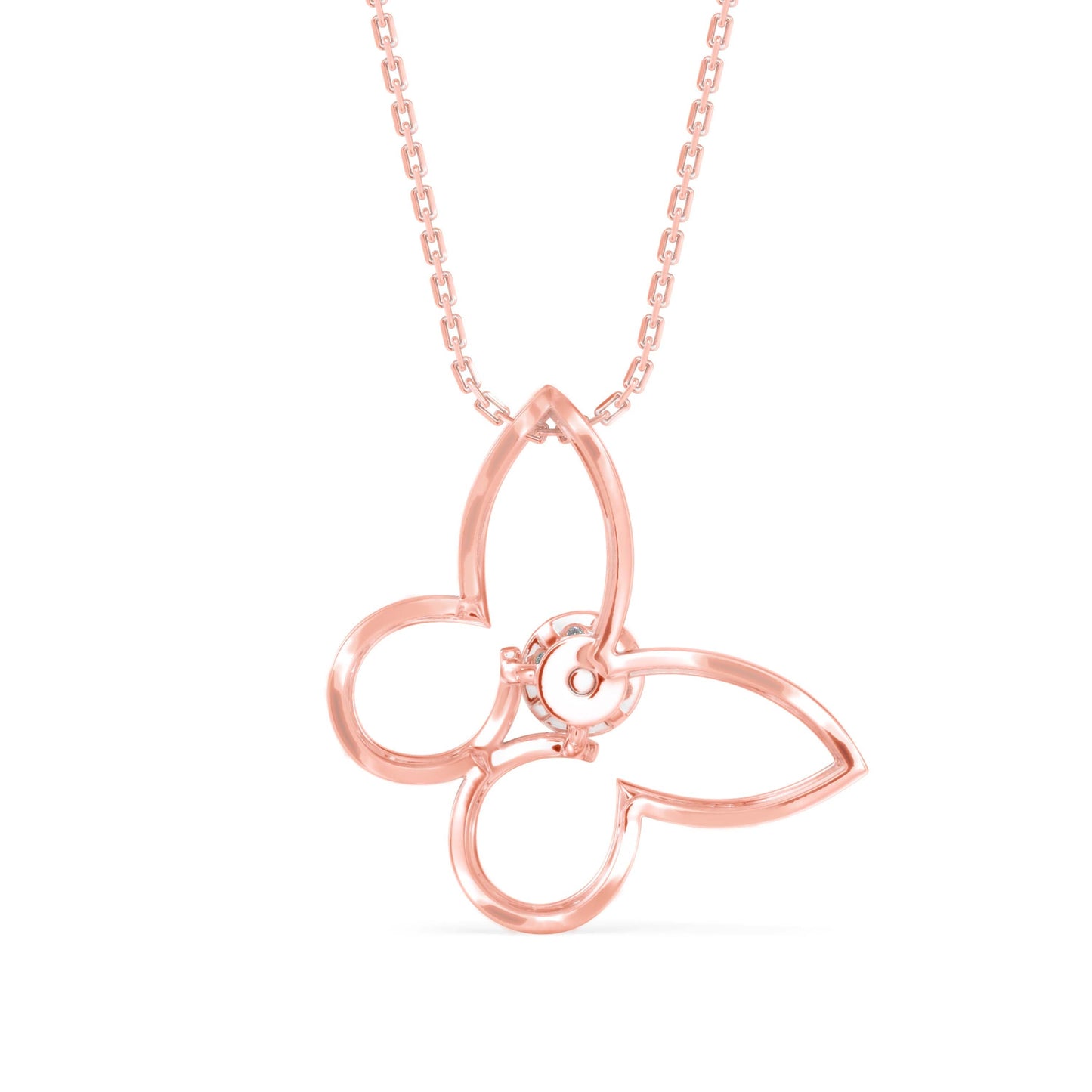 Light Mash Diamond Pendant Rose Gold