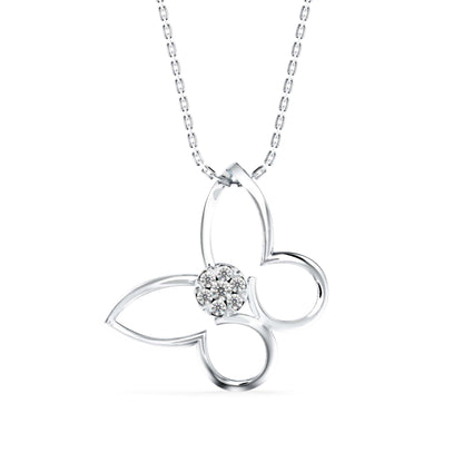 Light Mash Diamond Pendant Platinum