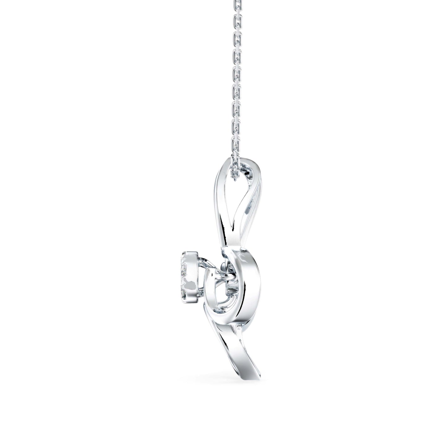 Light Mash Diamond Pendant Platinum