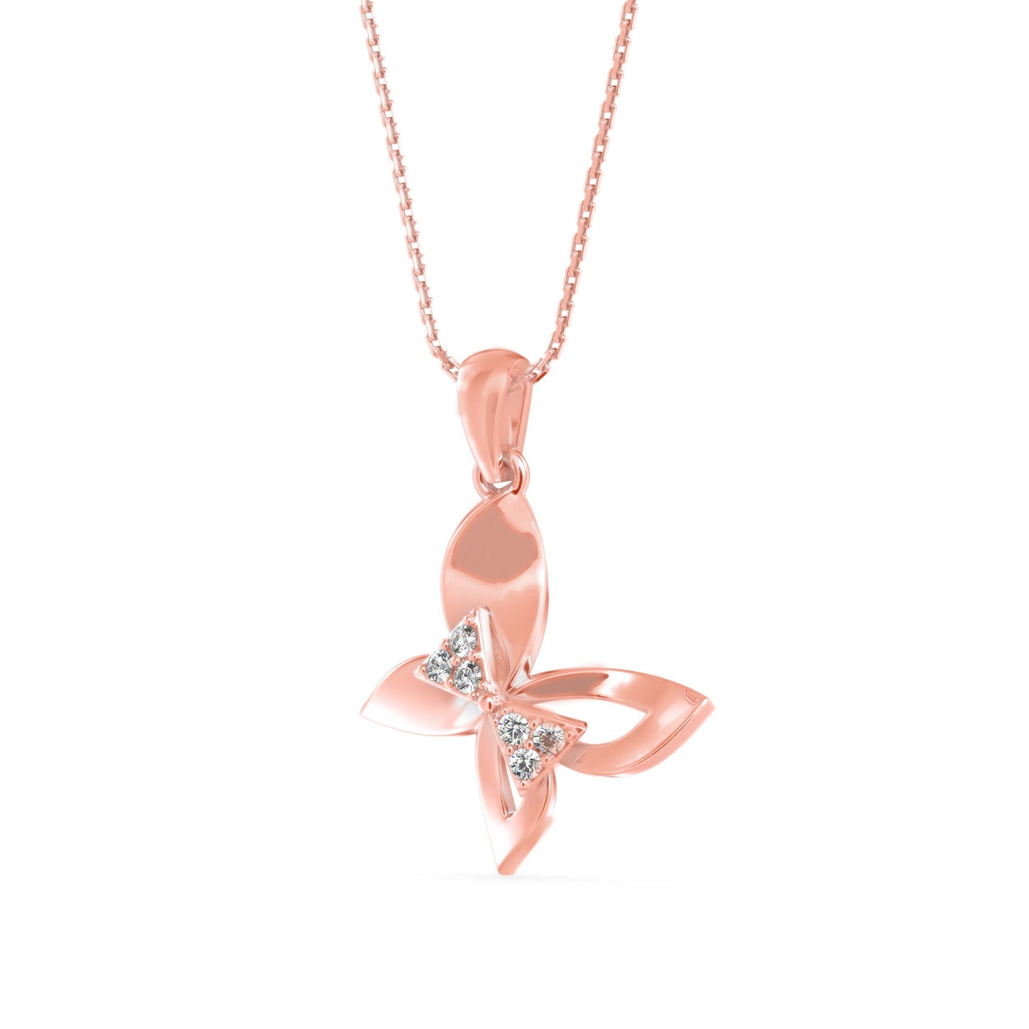 Buckeye Diamond Pendant Rose Gold