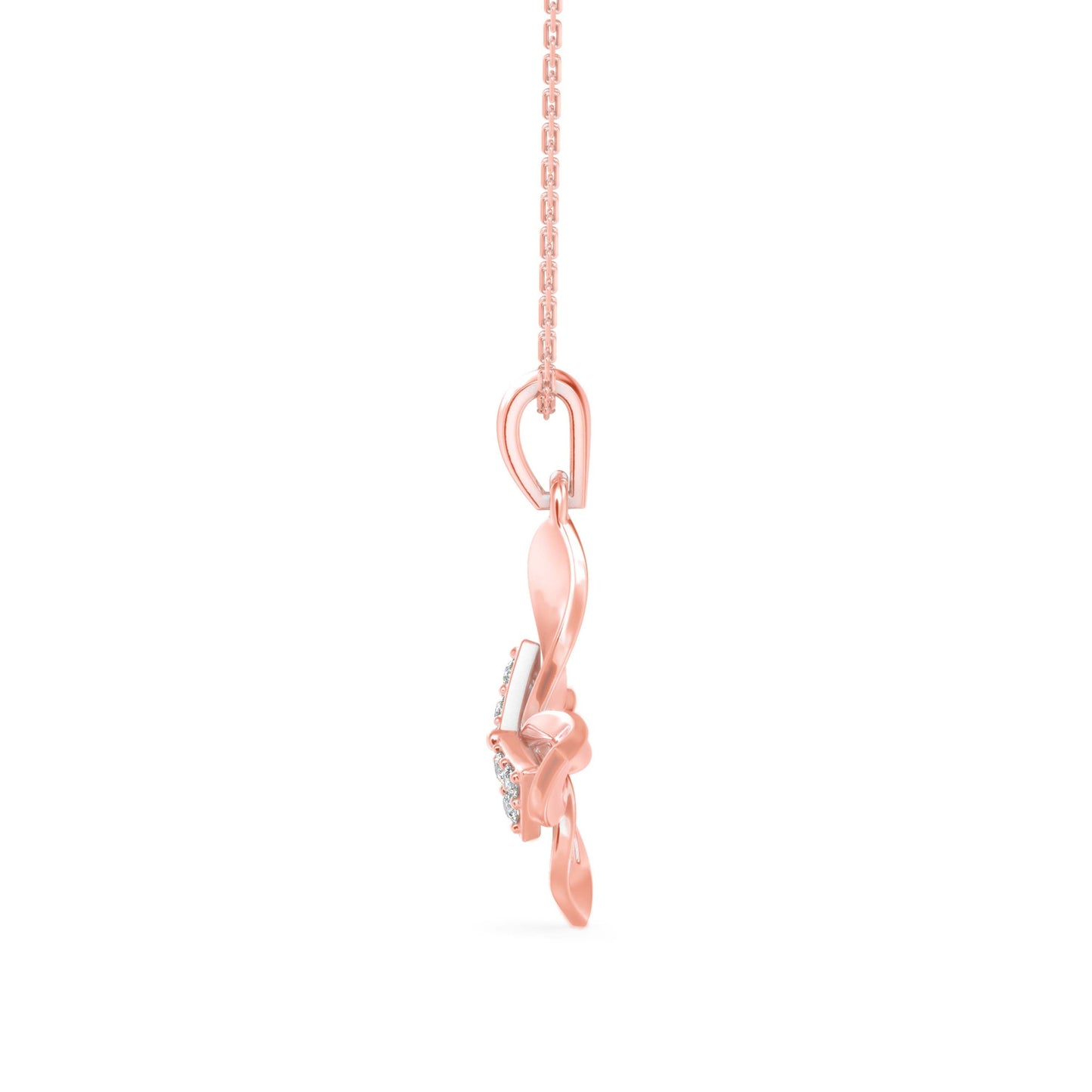 Buckeye Diamond Pendant Rose Gold