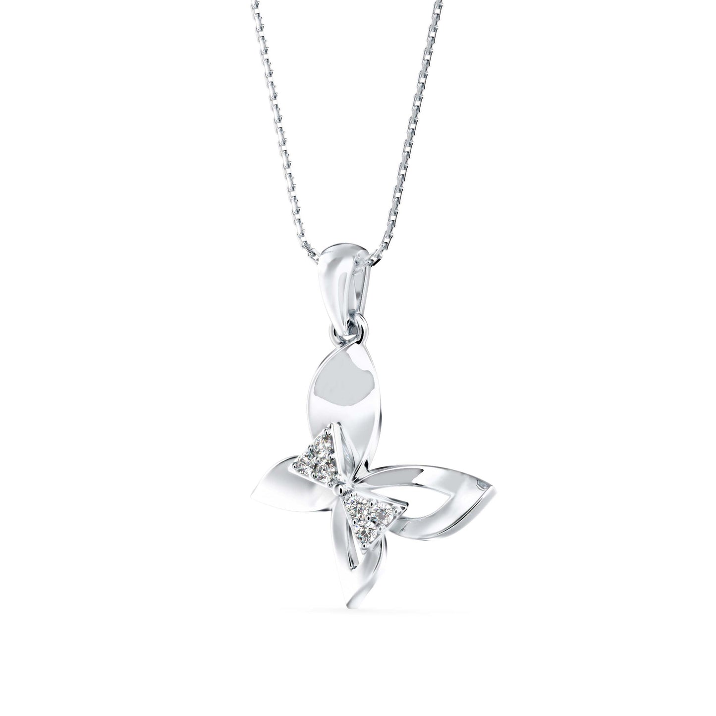 Buckeye Diamond Pendant White Gold