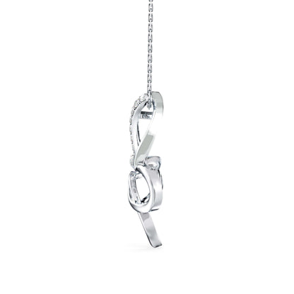 Mollo Light Diamond Pendant Platinum