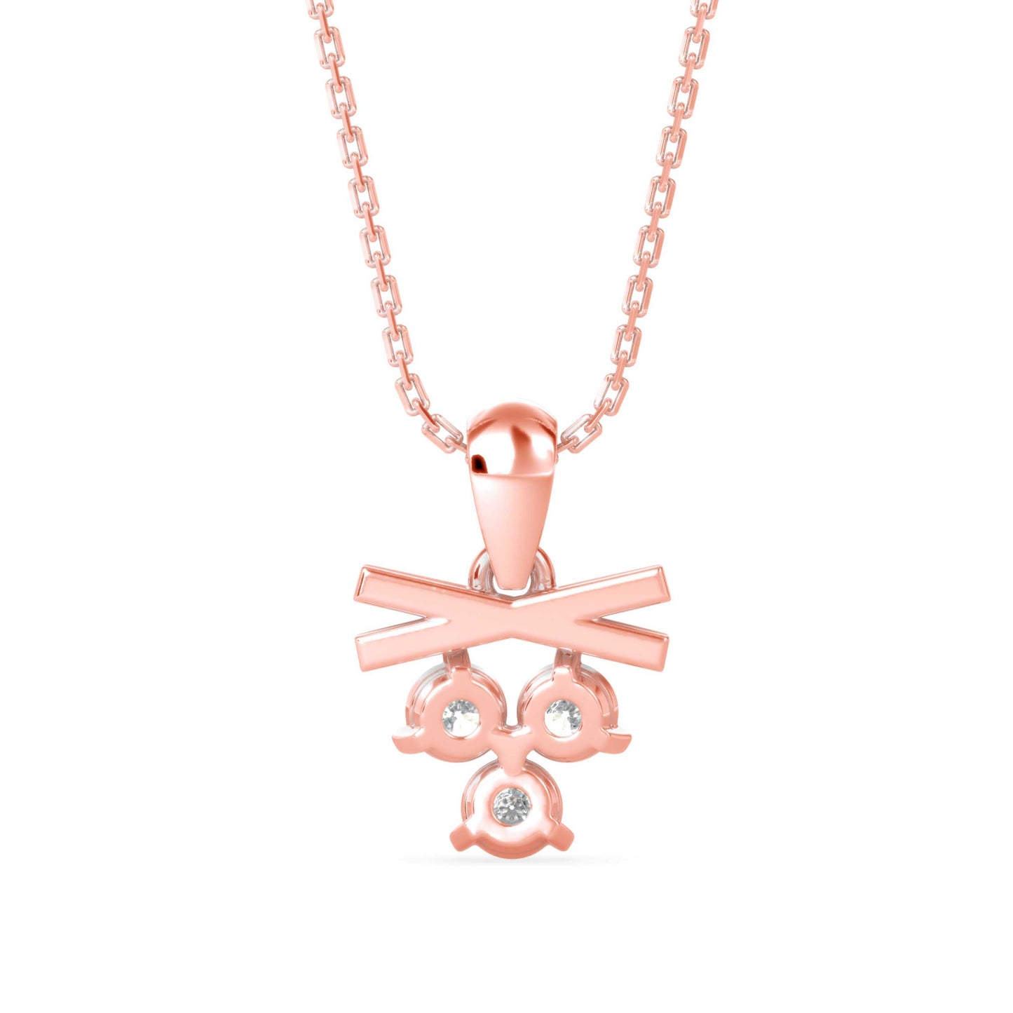 Gellert Diamond Pendant Rose Gold