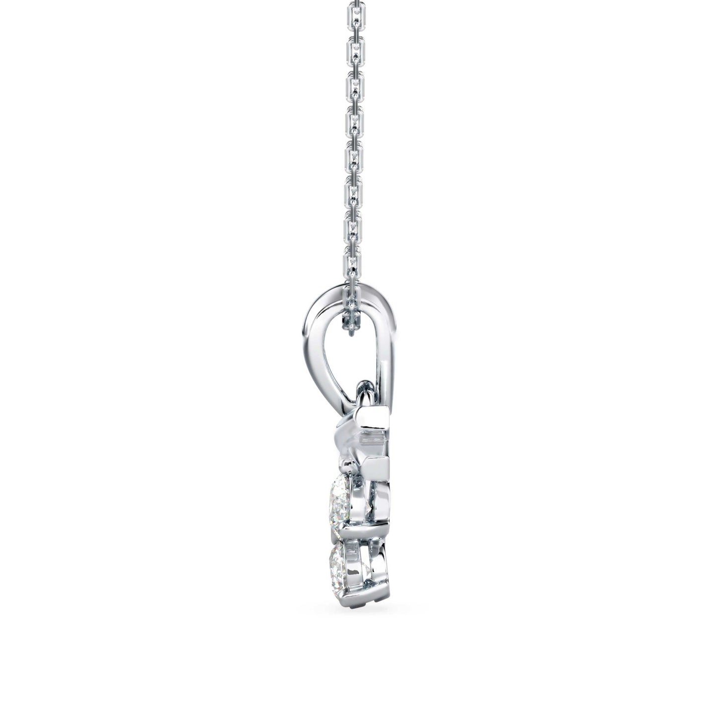 Gellert Diamond Pendant White Gold