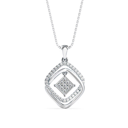 Lova Diamond Pendant Platinum