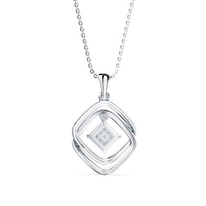 Lova Diamond Pendant White Gold