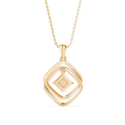 Lova Diamond Pendant Yellow Gold