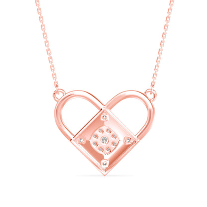 Diamond Dreamscape Pendant Rose Gold