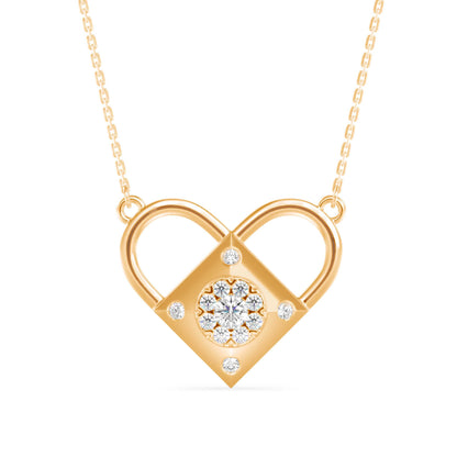 Diamond Dreamscape Pendant Yellow Gold