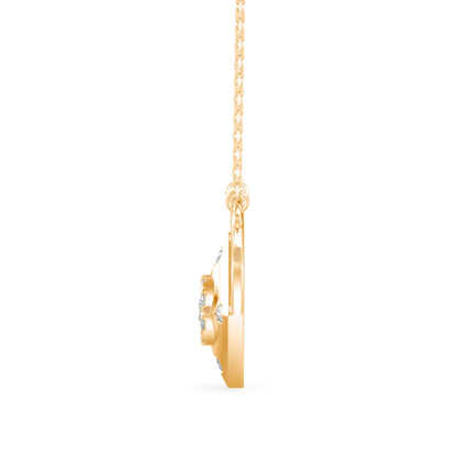 Diamond Dreamscape Pendant Yellow Gold