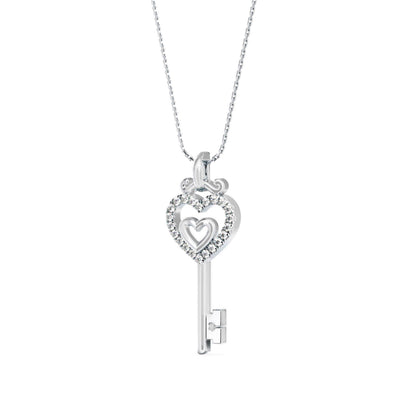 Sanctum Heart Diamond Pendant Platinum