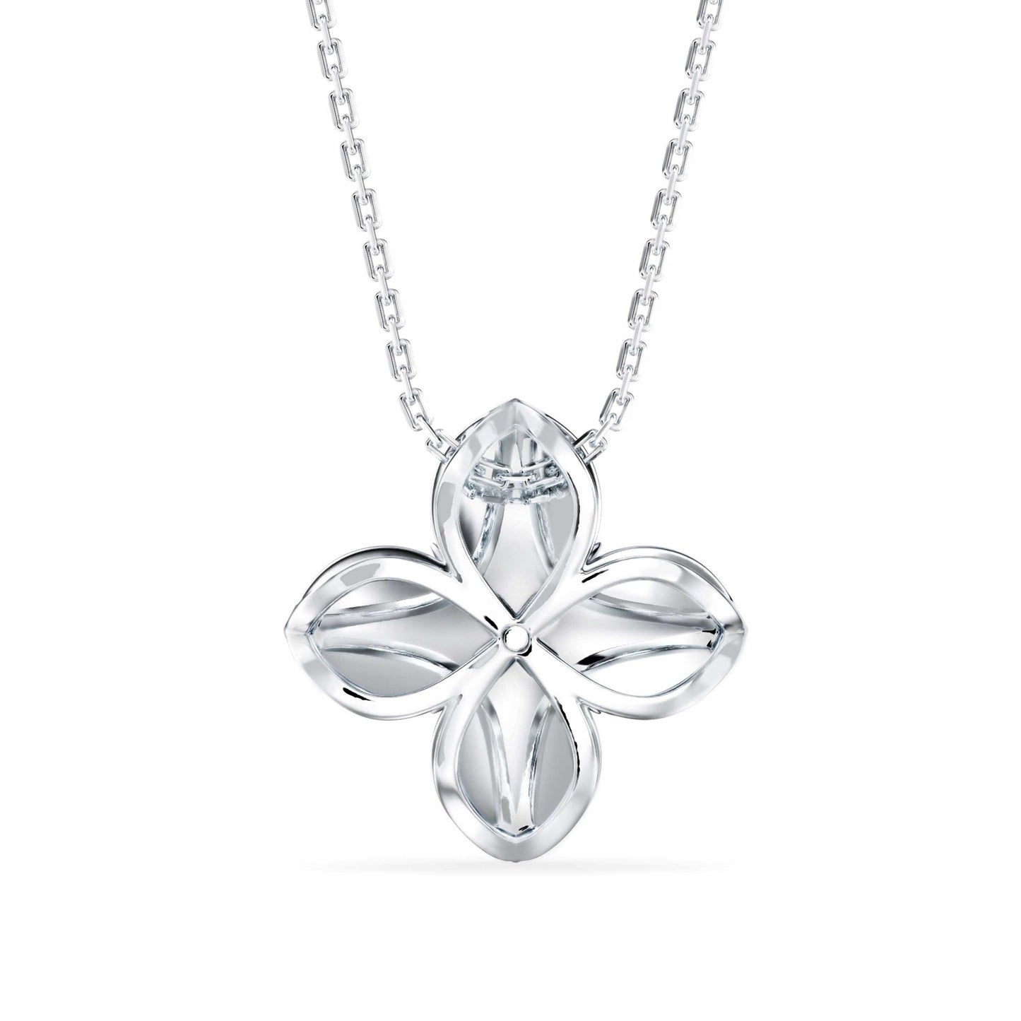 Spiritual Diamond Pendant White Gold