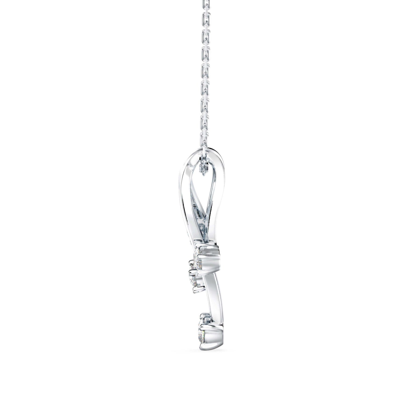 Sentiment Light Diamond Pendant Platinum