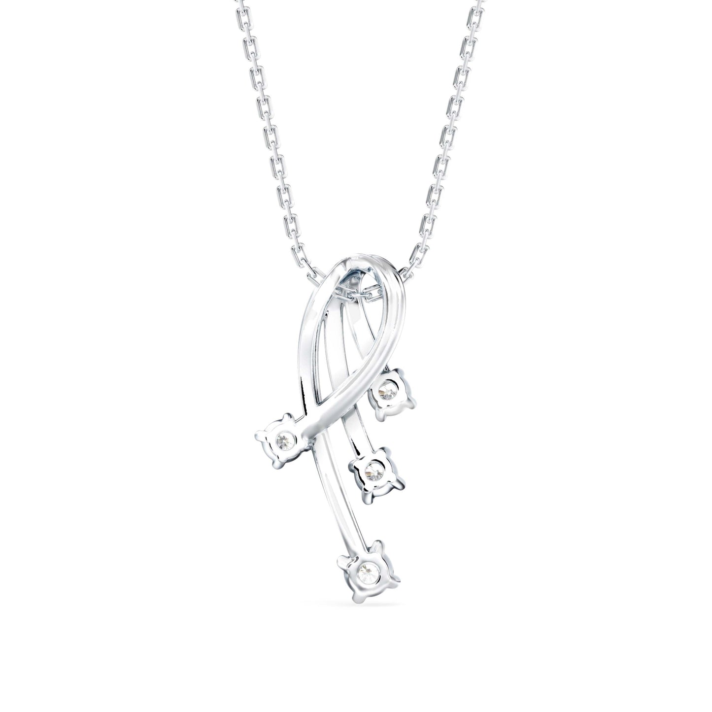 Sentiment Light Diamond Pendant Platinum