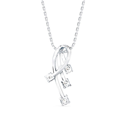 Sentiment Light Diamond Pendant Platinum