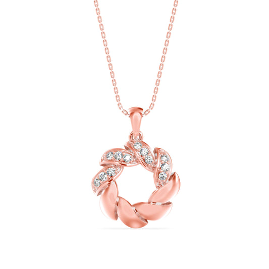 Diamond Glorify Pendant Rose Gold