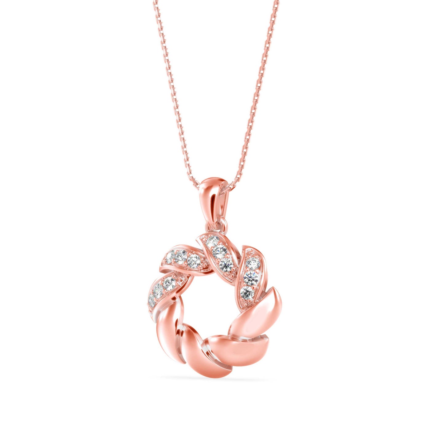 Diamond Glorify Pendant Rose Gold