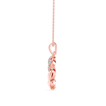 Diamond Glorify Pendant Rose Gold